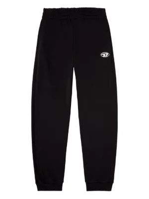 Diesel P-Tary-Div logo-embroidered Track Pants | Black | FARFETCH TW