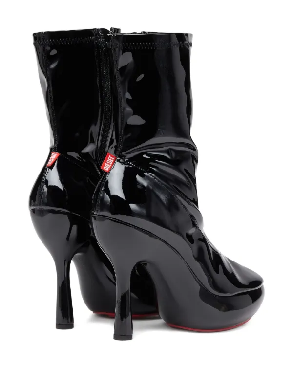 Diesel 120mm D-Lake Platform Boots Black FARFETCH AU