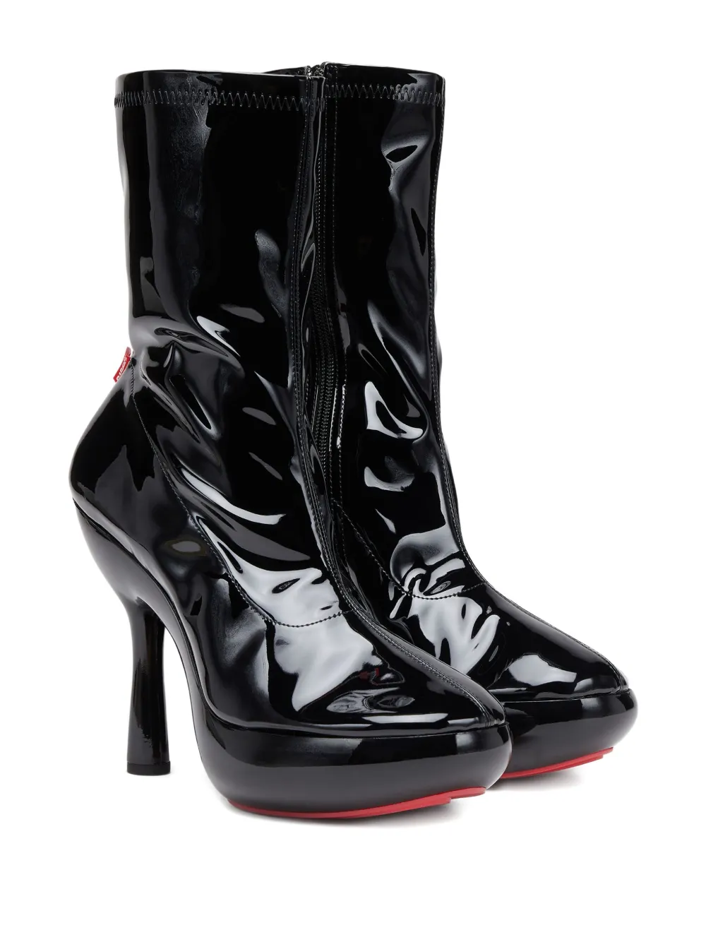 Diesel 120mm D-Lake platform boots Zwart