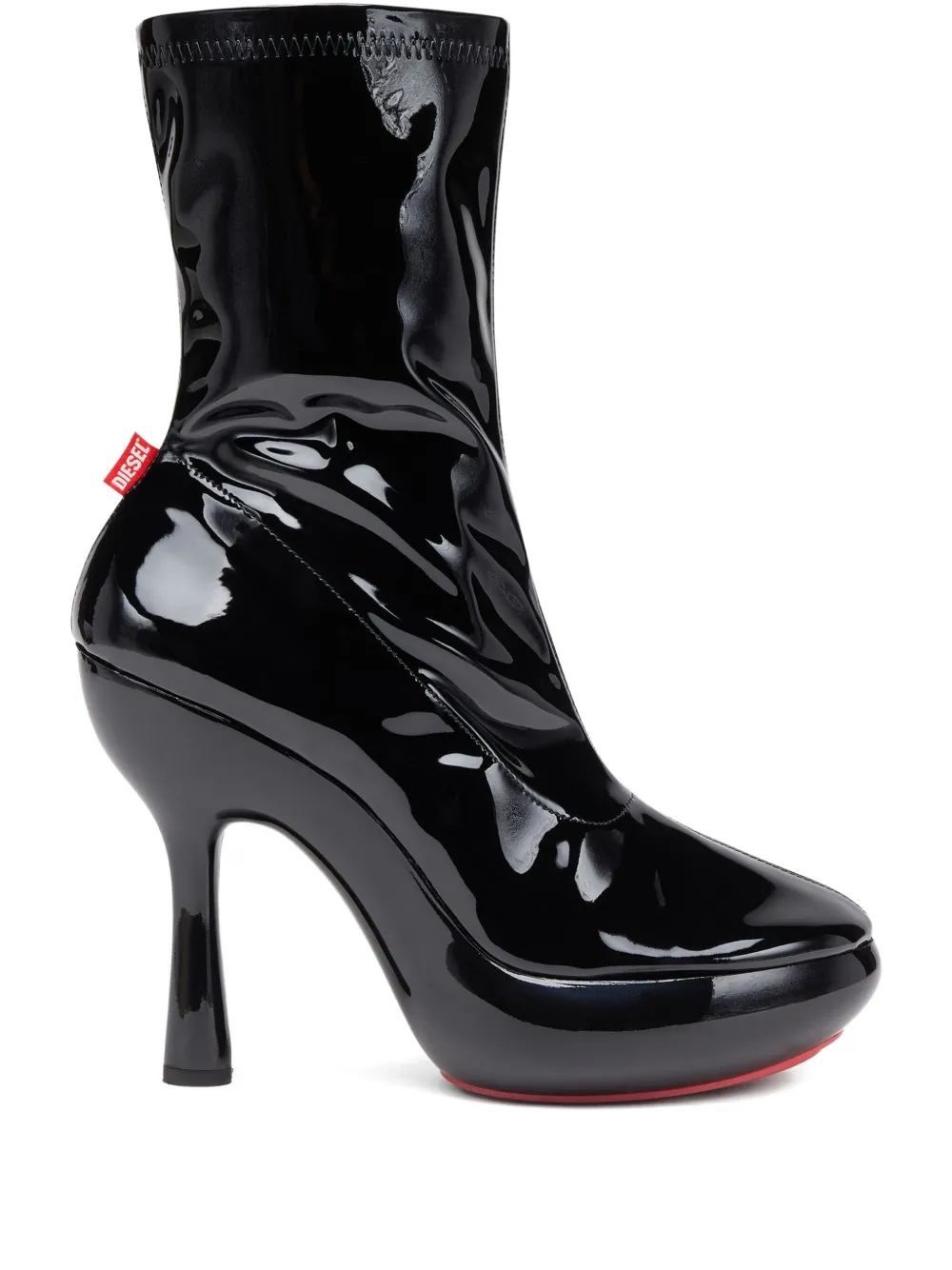 Diesel 120mm D-Lake platform boots Zwart