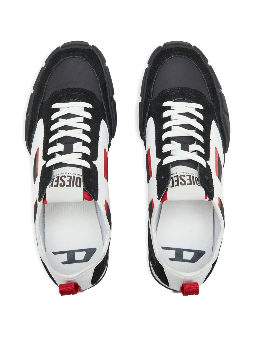 Diesel Pagodha panelled sneakers Black
