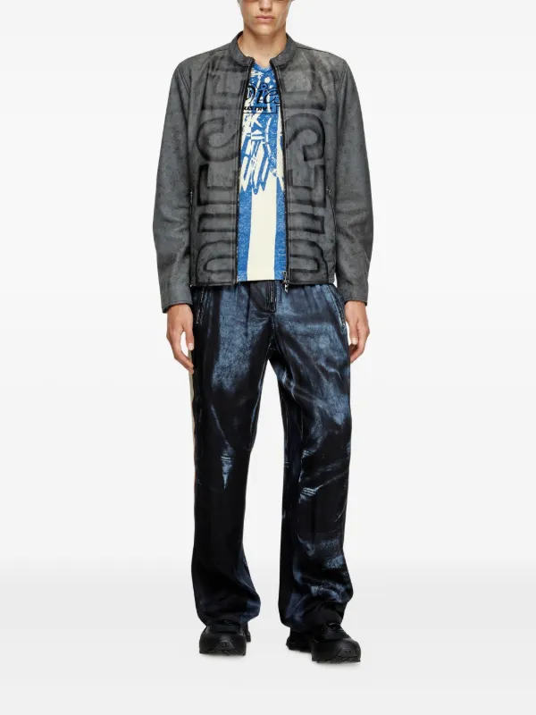 Diesel L-Evert-A レザージャケット | ブラック | FARFETCH JP