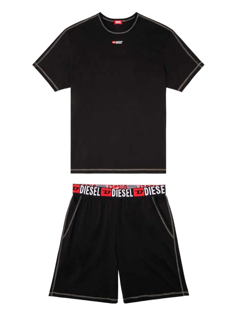 Diesel set de shorts y playera Adam | negro | Image 1