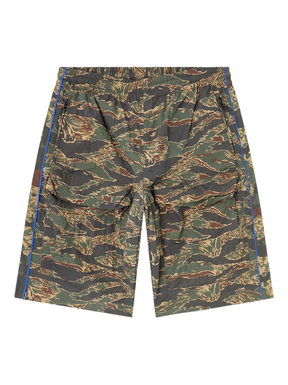 Diesel P-Ramos shorts met camouflageprint Groen
