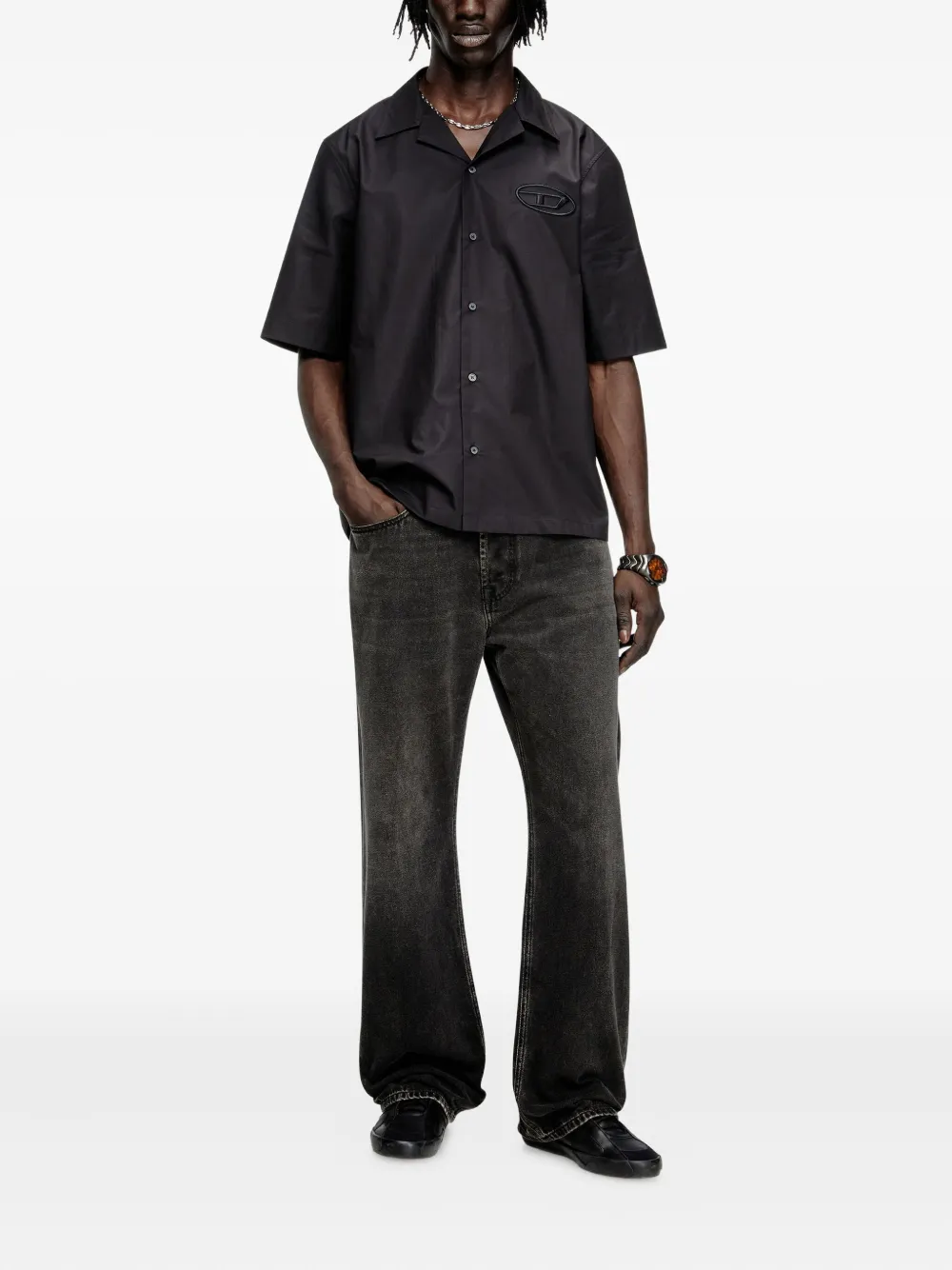 Diesel S-Mac-Pcal shirt - Zwart