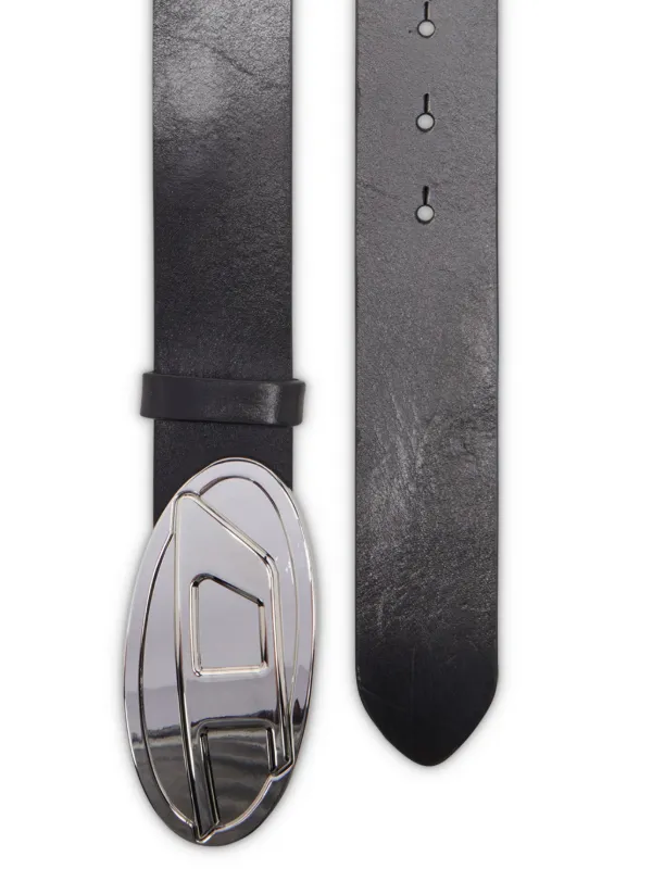 DIESEL ブラック ベルト オーバルバックル Diesel B-1DR オーバルバックル ベルト | ブラック | FARFETCH JP