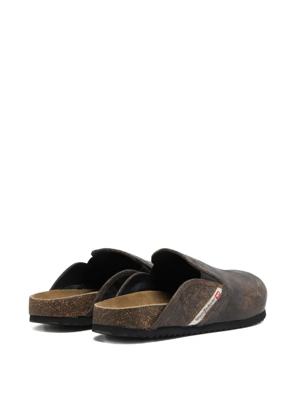 Diesel Slip-on Leather Slippers