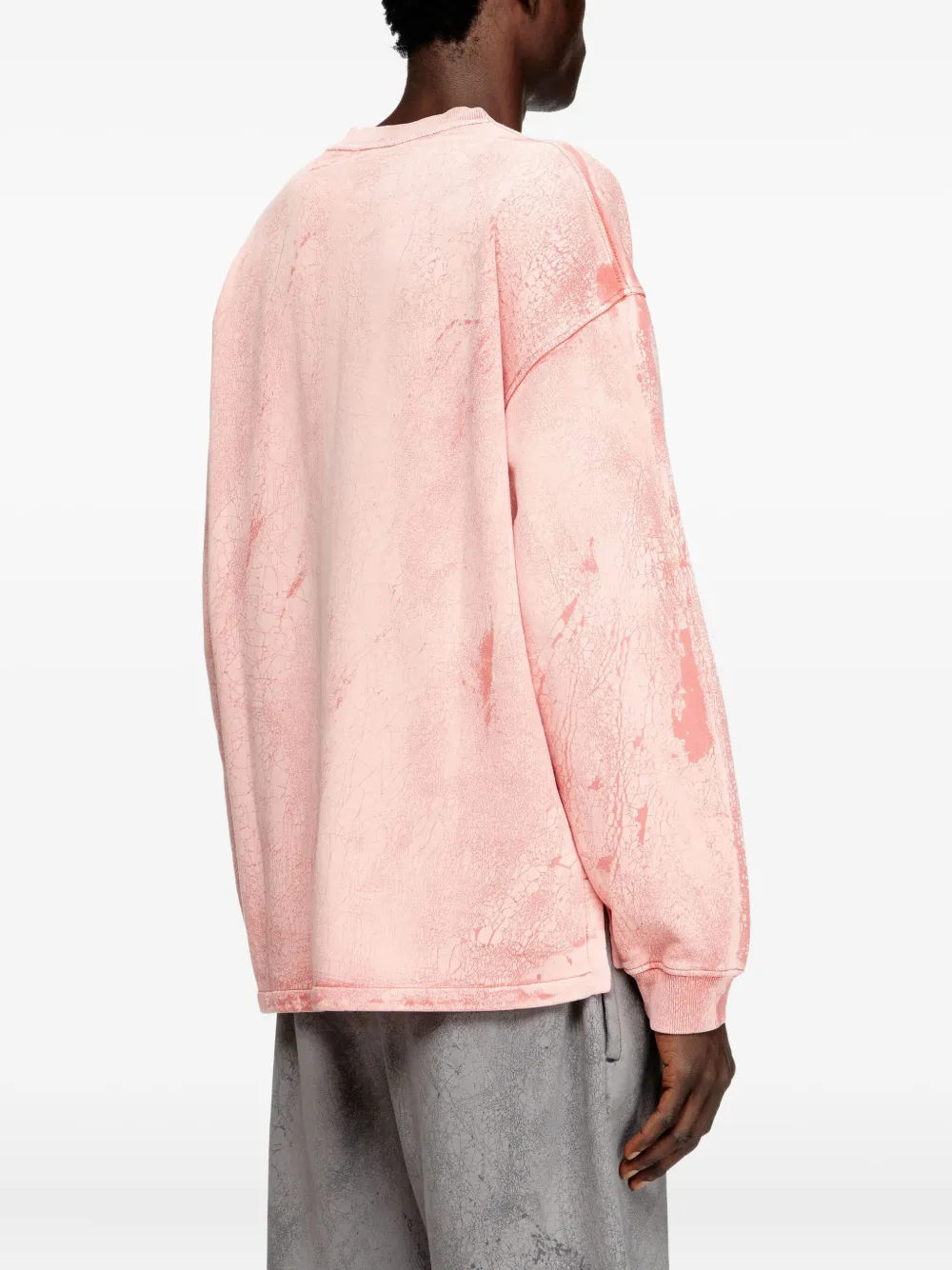 Diesel S-Baxt-T1 sweater Roze