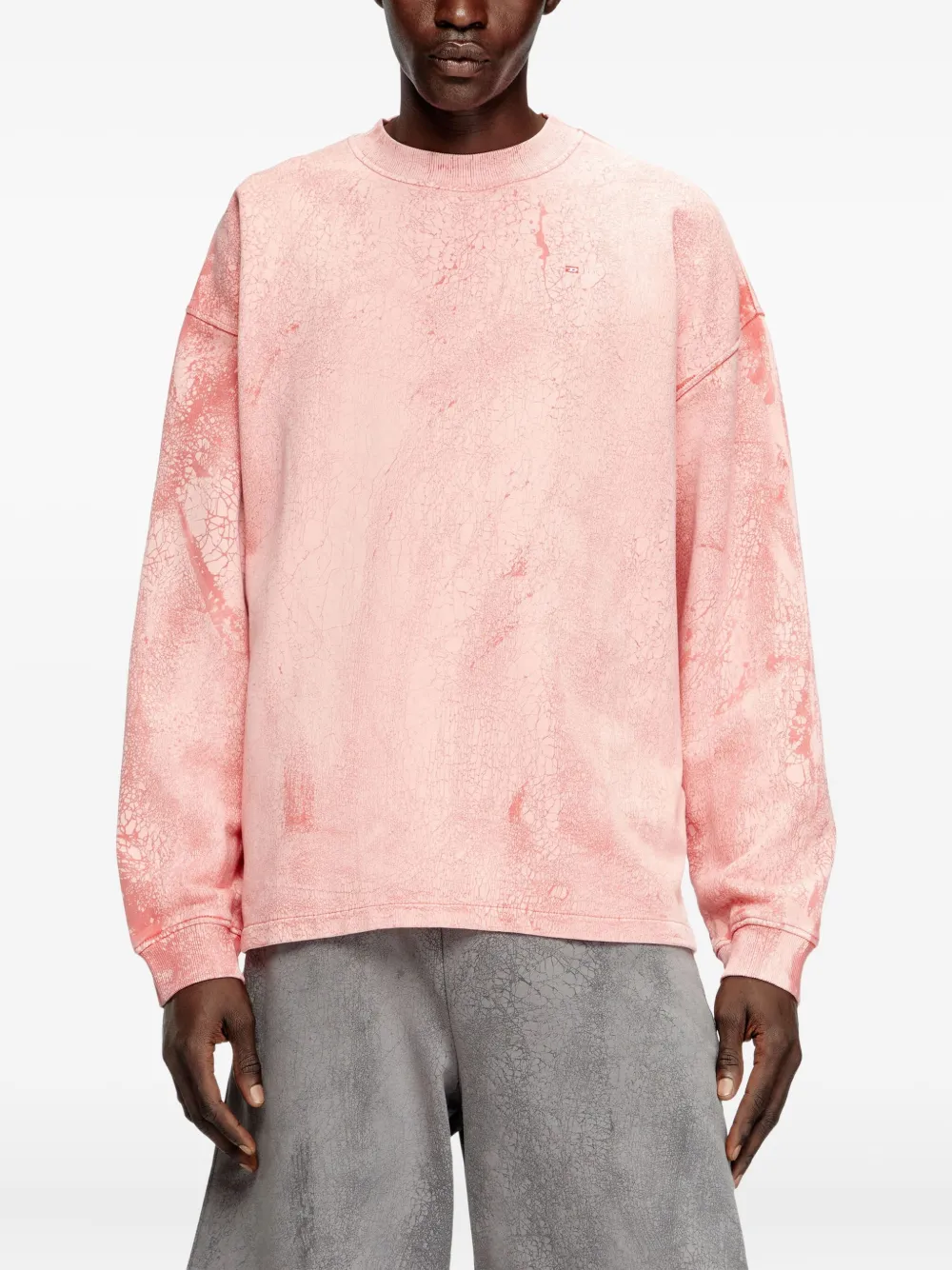 Diesel S-Baxt-T1 sweater Roze