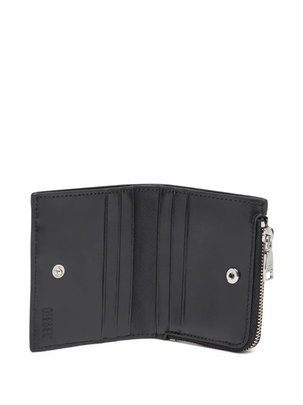 Diesel Play III lakleren pasjeshouder Zwart