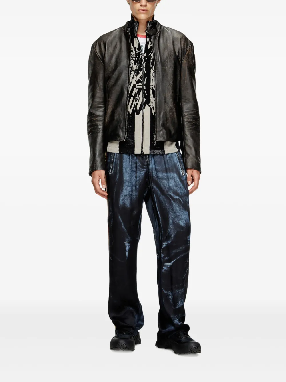Diesel L-Carver leather jacket | Leather Jackets | Image 2