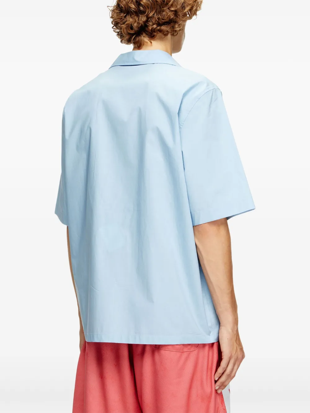 Diesel S-Brack-A-Ajfy overhemd met grafische print Blauw