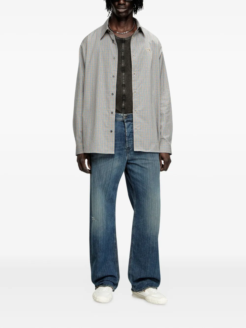 Diesel S-Simply-Dlbv shirt - Grijs