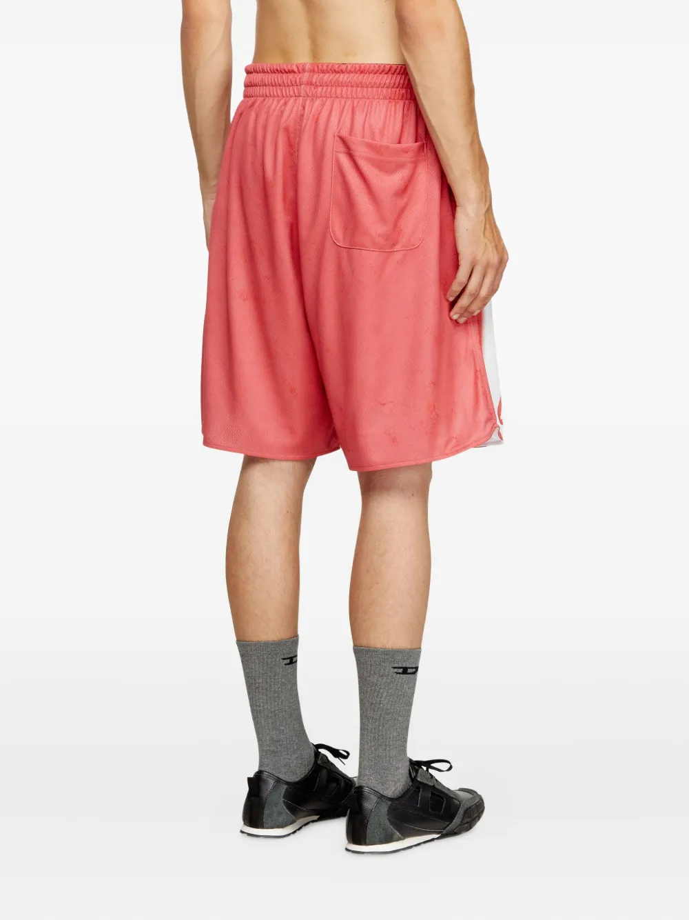 Diesel Kurt shorts met grafische print Rood