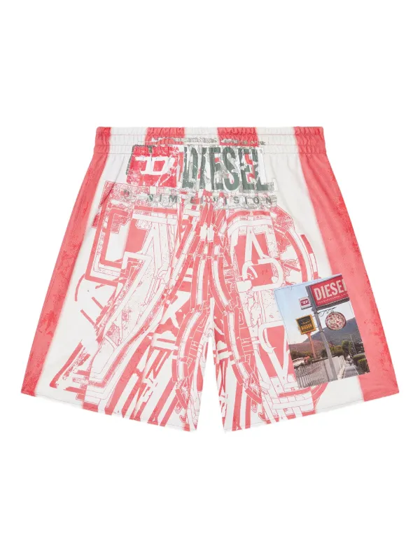 DIESEL　MOD-EEKOL SHORT Diesel Shorts Kurt | Rojo | FARFETCH CL