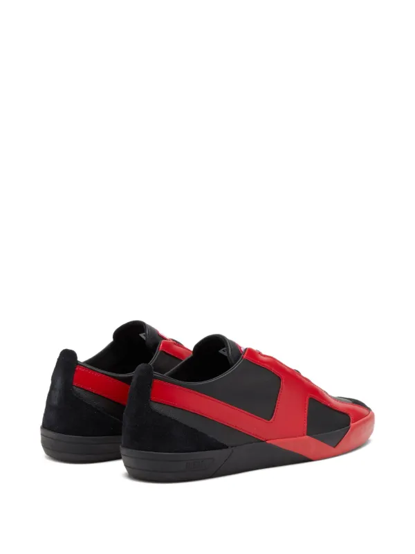 Diesel S-Slante-D Low Sneakers | Black | FARFETCH CA