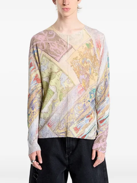 Diesel K-Renton printed long-sleeve top