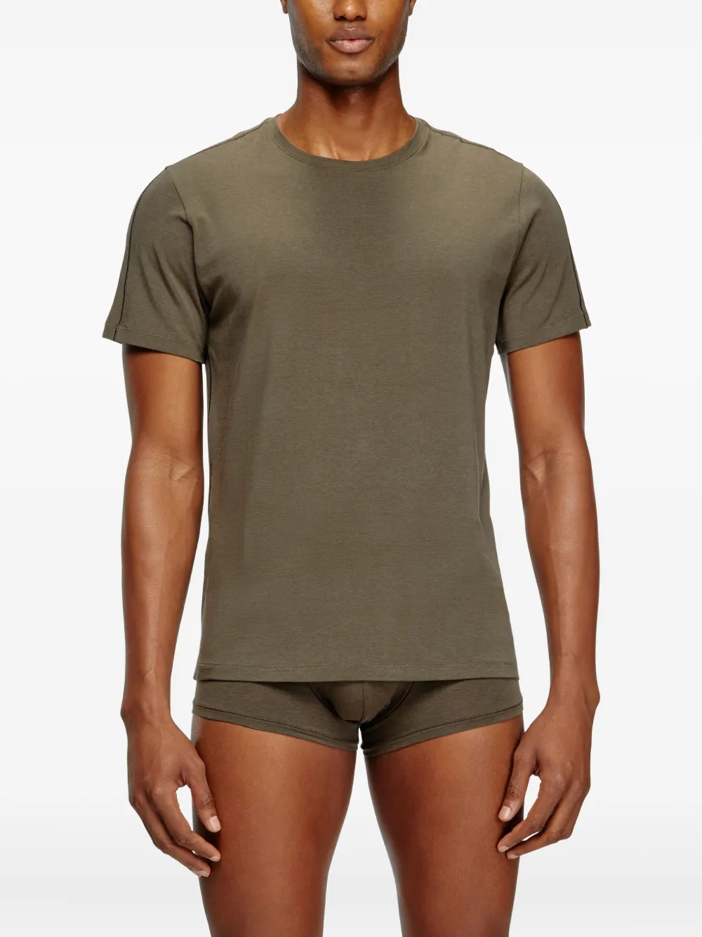 Diesel Twee Randal-D-Mono T-shirts met ronde hals Bruin