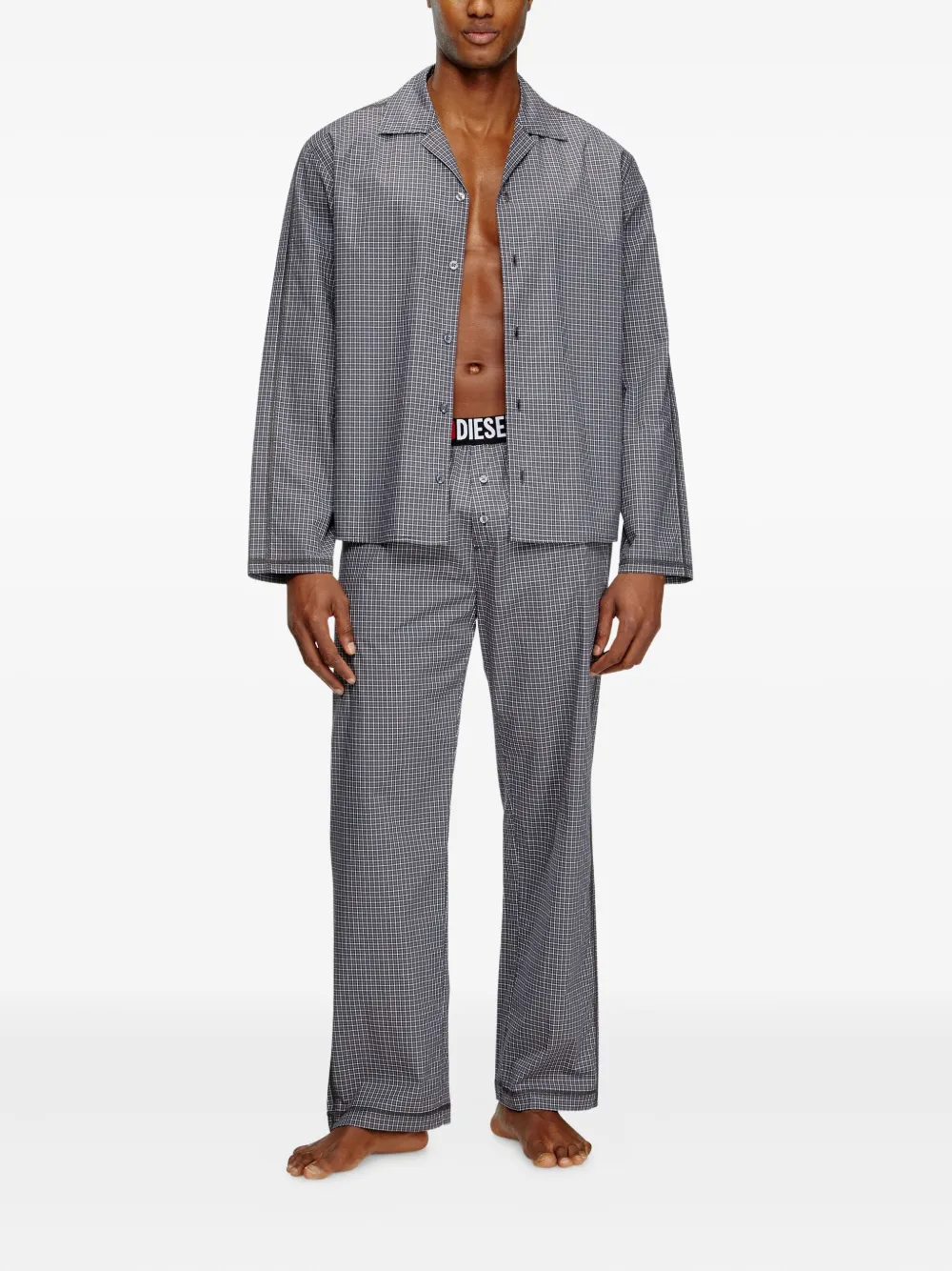 Diesel Paul checked pyjama set | Image 2