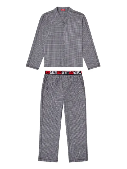 Diesel Paul checked pyjama set