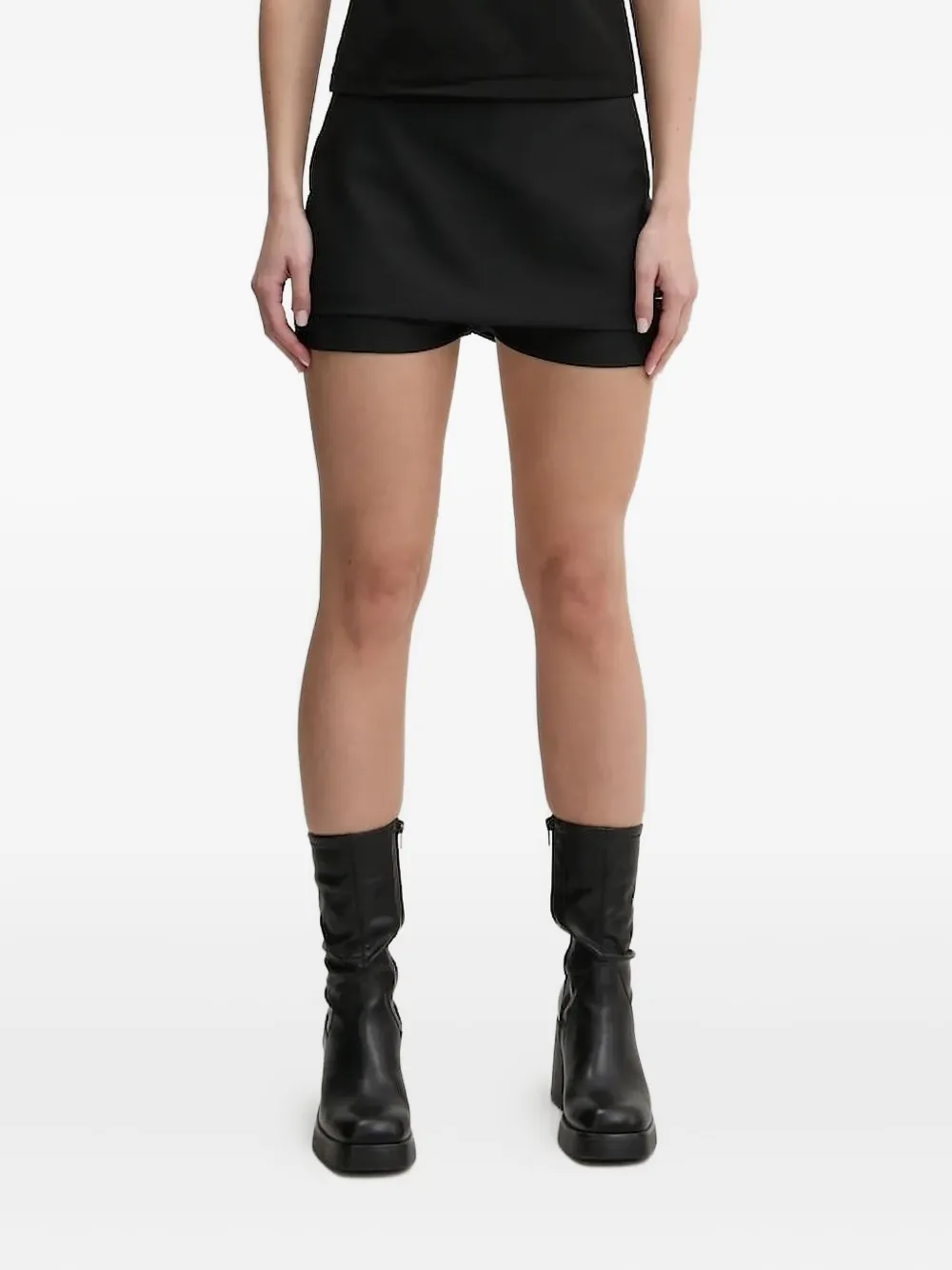 Heliot Emil Layered Shorts In Blue