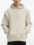 HELIOT EMIL cotton hoodie - White