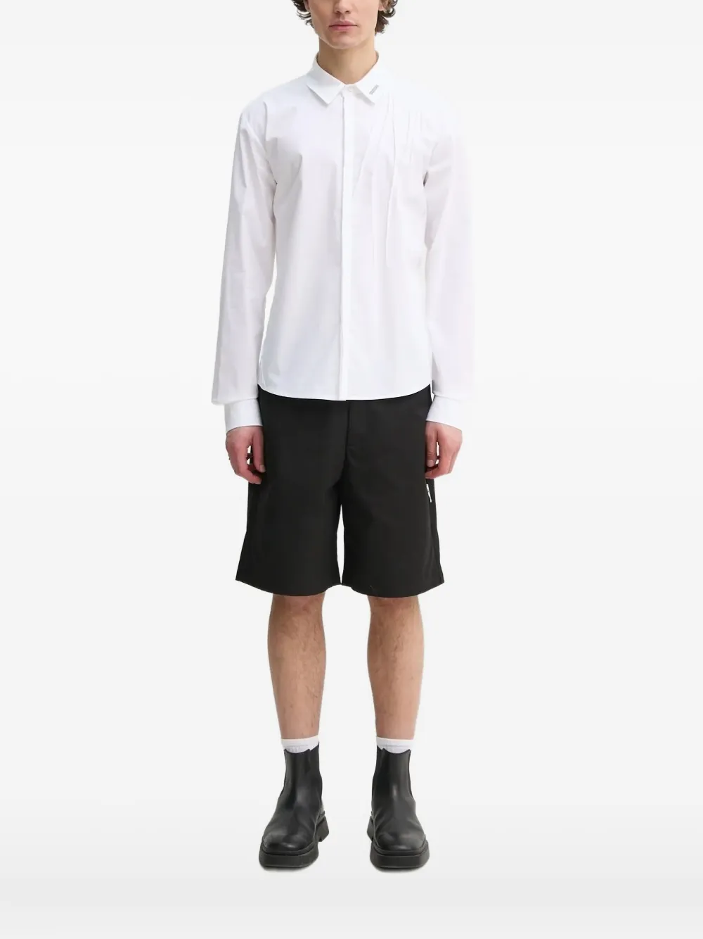 HELIOT EMIL cotton shirt | White | Image 1