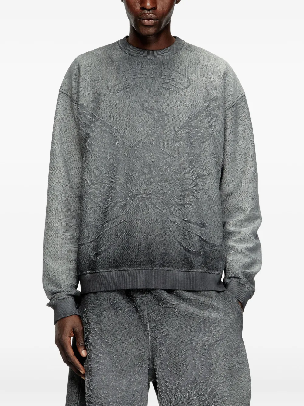 Diesel S-Aron sweater Grijs