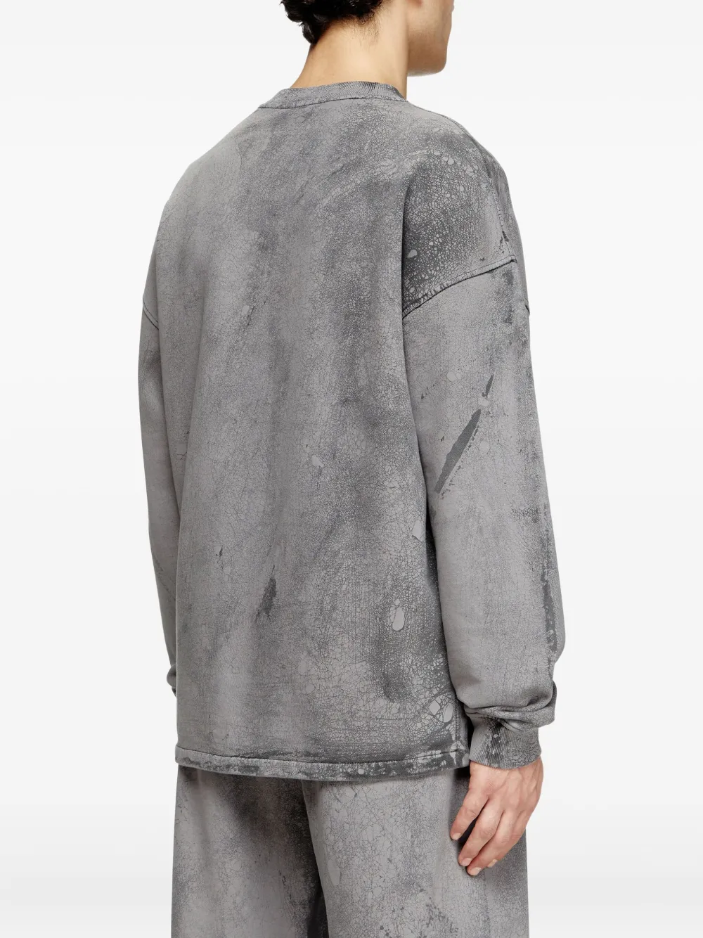 Diesel S-Baxt-T1 sweater Grijs