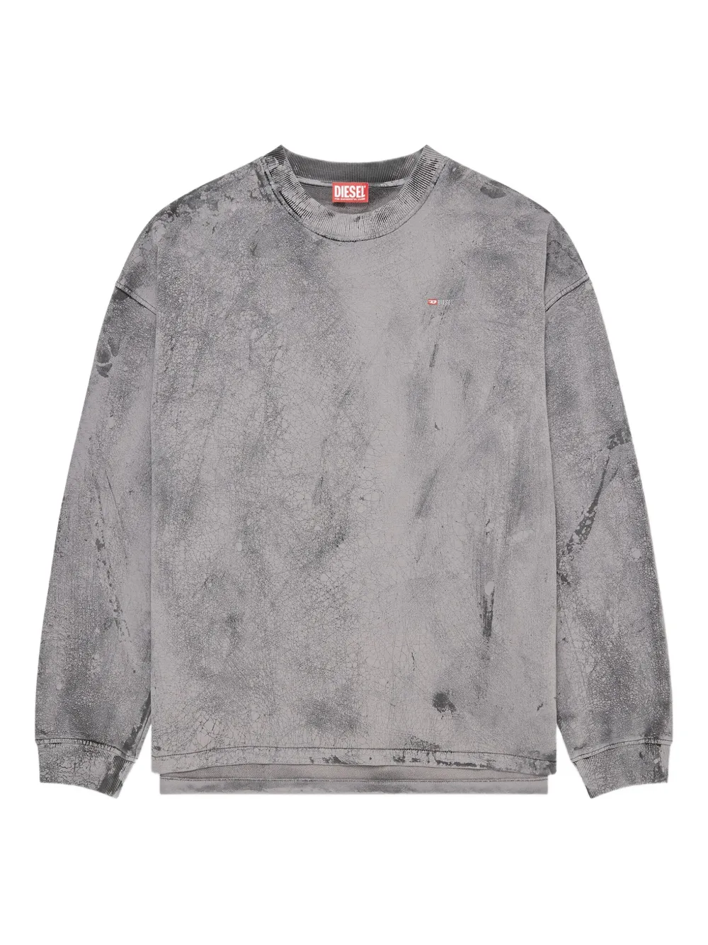 Diesel S-Baxt-T1 sweater Grijs