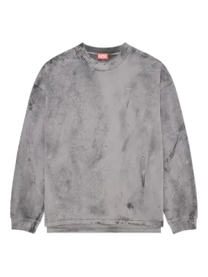 Diesel K-Fronzi logo-patch Sweatshirt | Blue | FARFETCH