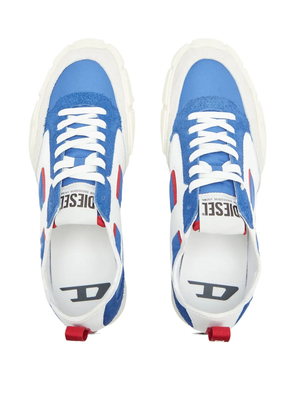 Diesel Pagodha sneakers met vlakken Blauw