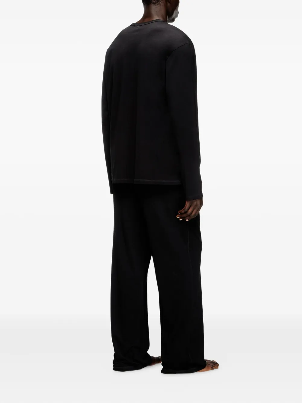 Diesel Adrian pyjama met lange mouwen Zwart