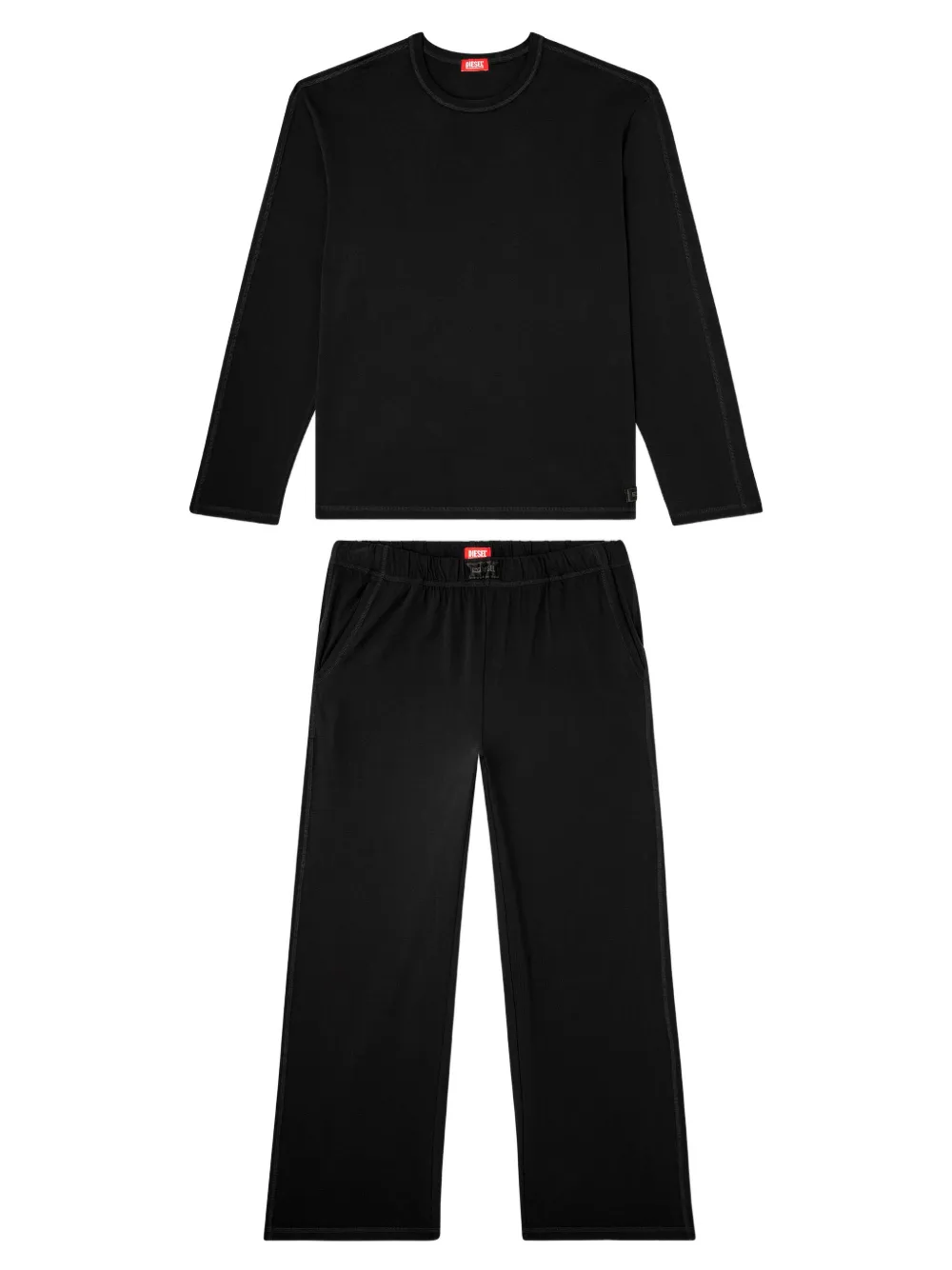 Diesel Adrian long-sleeve pyjama set | Black | Image 1