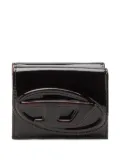 Diesel logo-plaque trifold wallet - Red