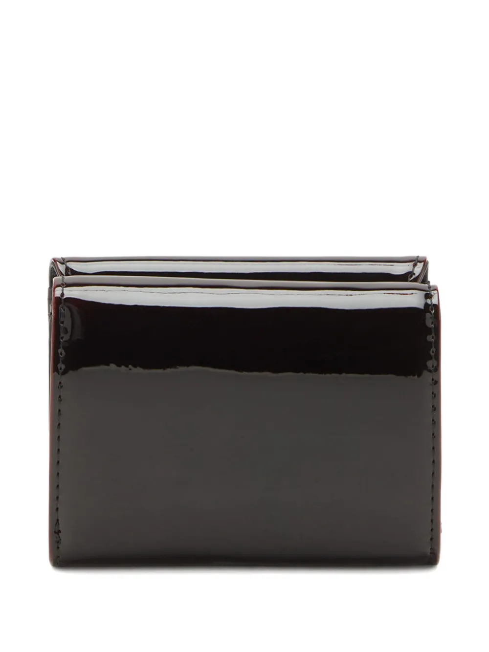 Diesel Tri-fold Wallet In Liquid Pu In Black