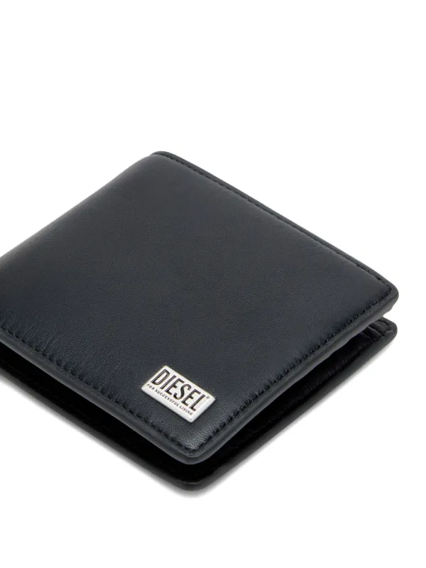 Diesel Biscotto bi-fold Leather Wallet | Black | FARFETCH ZA