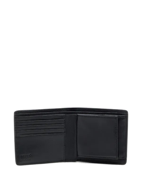 Diesel Biscotto bi-fold Leather Wallet | Black | FARFETCH