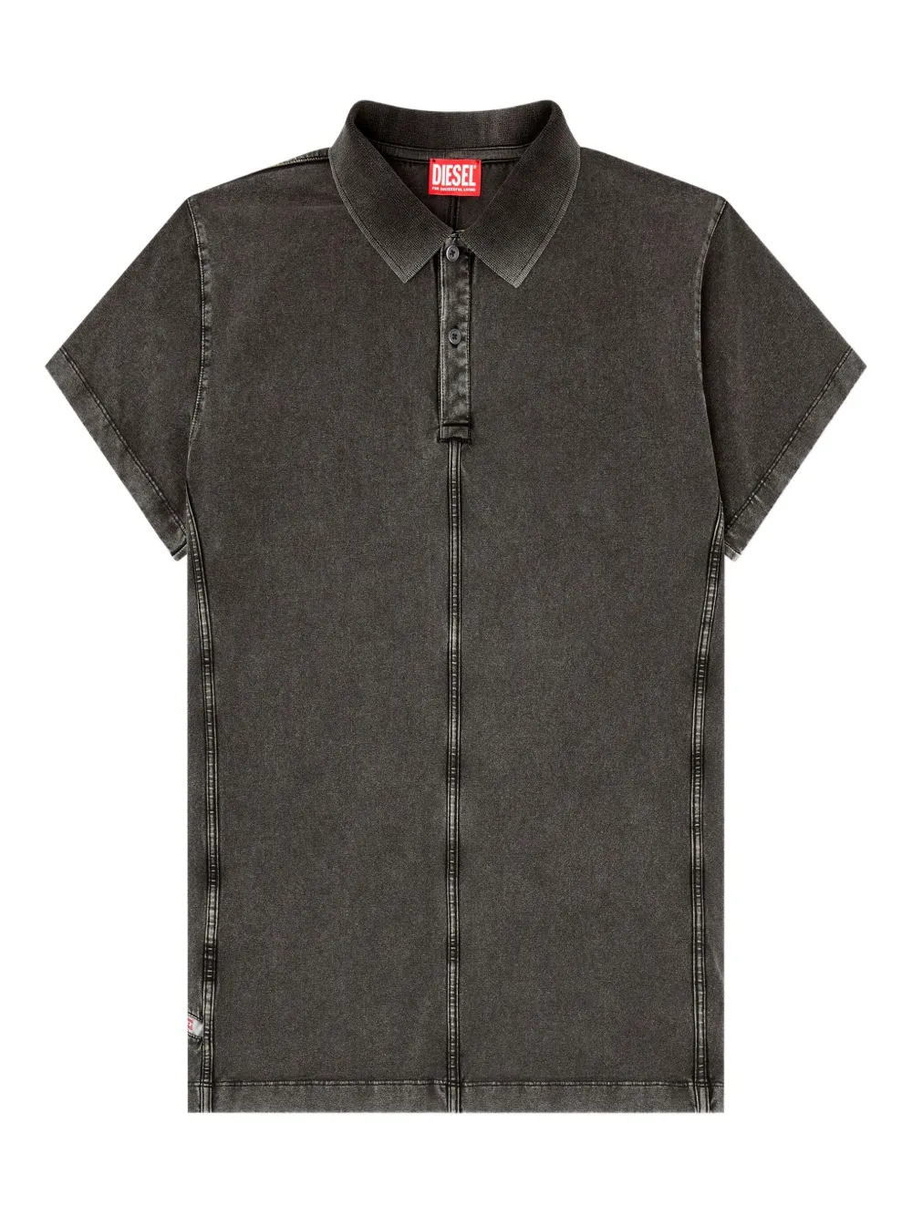 Diesel T-Nomely poloshirt Grijs