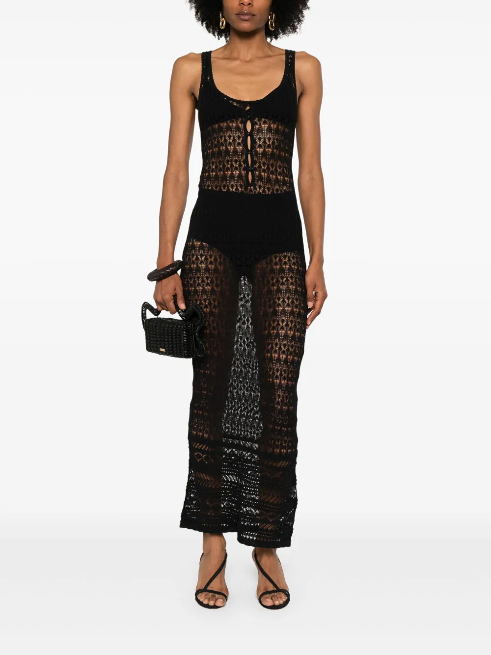 ISABEL MARANT Pernille maxi-jurk - Zwart