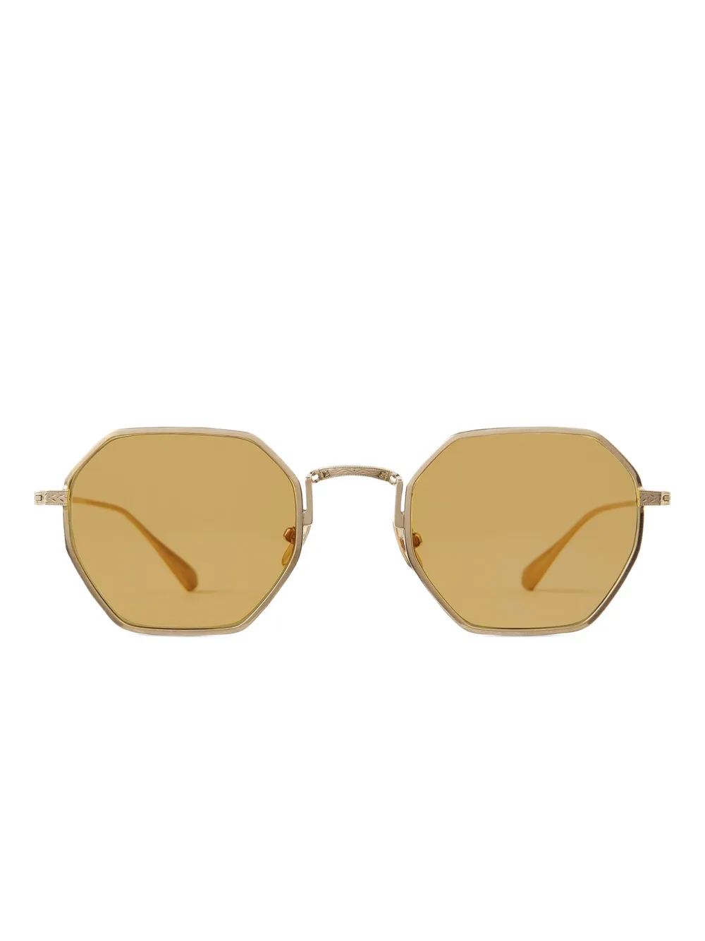 MR. LEIGHT EDEN S Brushed 12K White Gold Semi-Flat Tuscan Gold Goud