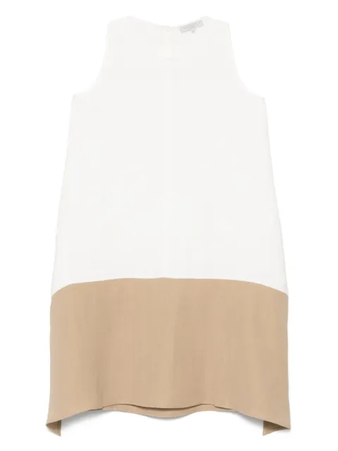 Antonelli vestido midi con paneles en contraste