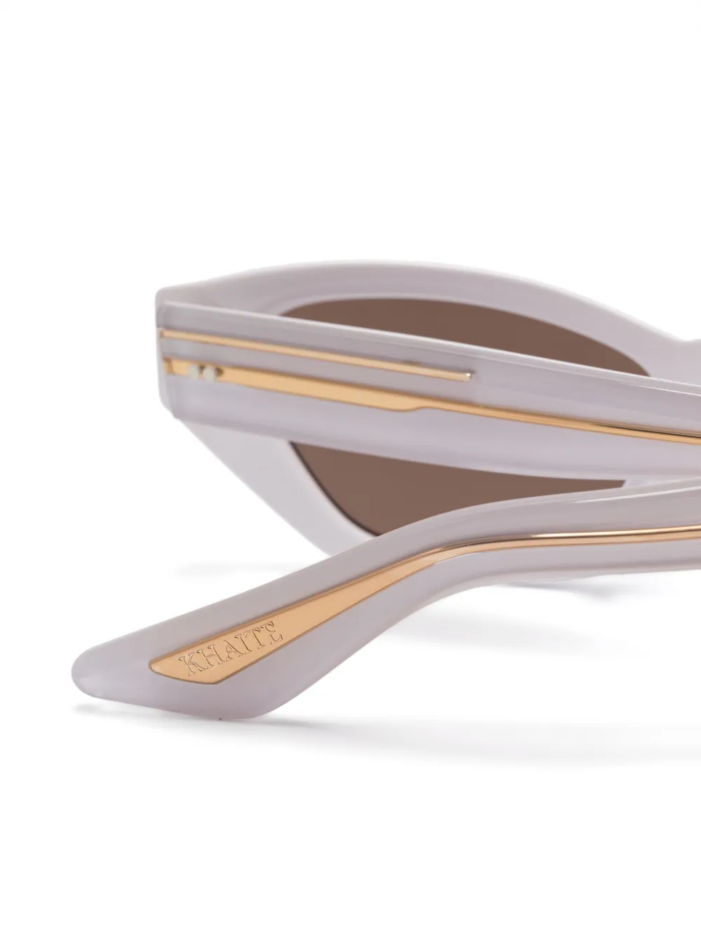 Oliver Peoples x Khaite 1961C zonnebril Wit