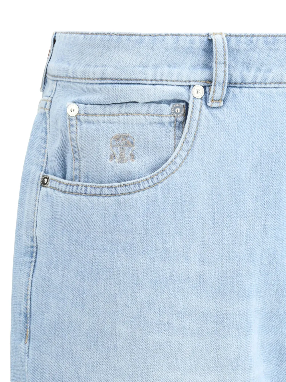 Brunello Cucinelli Katoenen jeans Blauw
