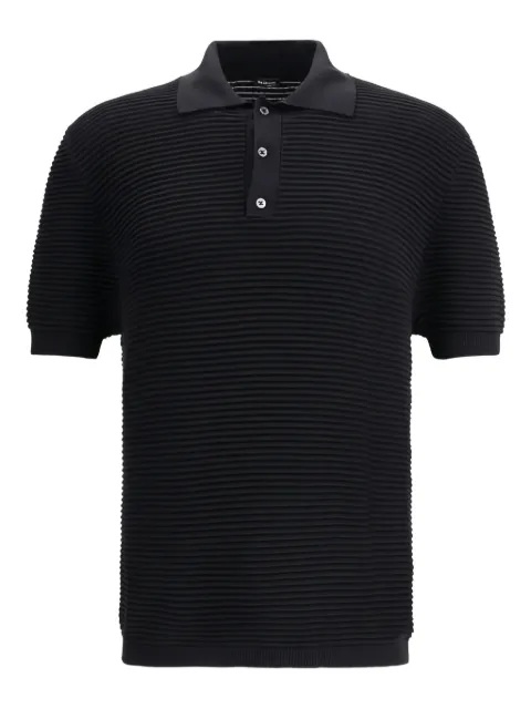 Kiton playera tipo polo de tejido jersey