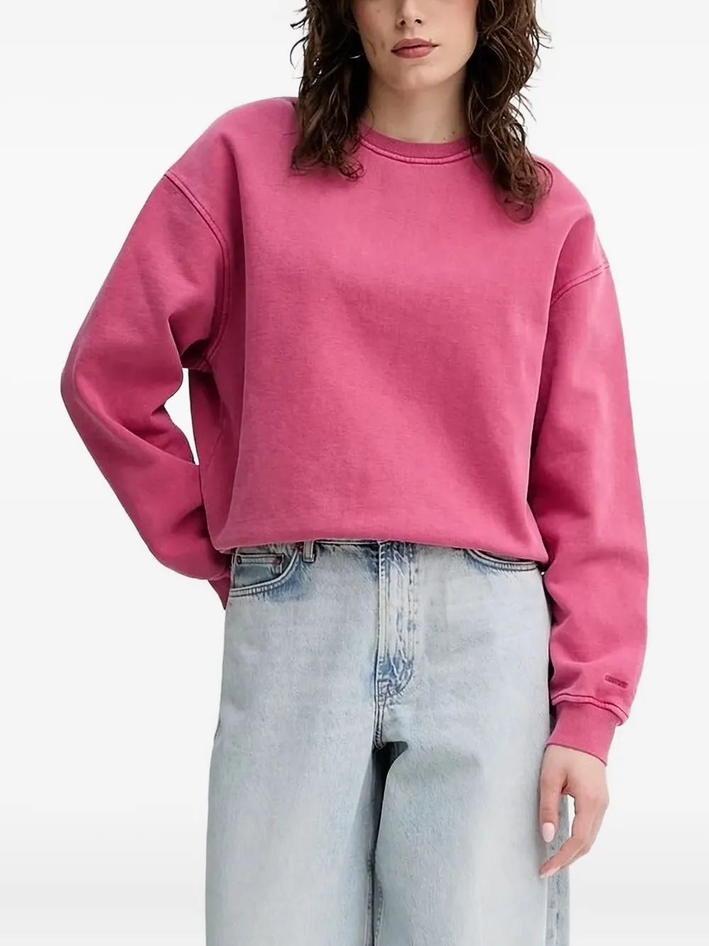 Samsoe & Samsoe Crew-neck Sweatshirt In Pink