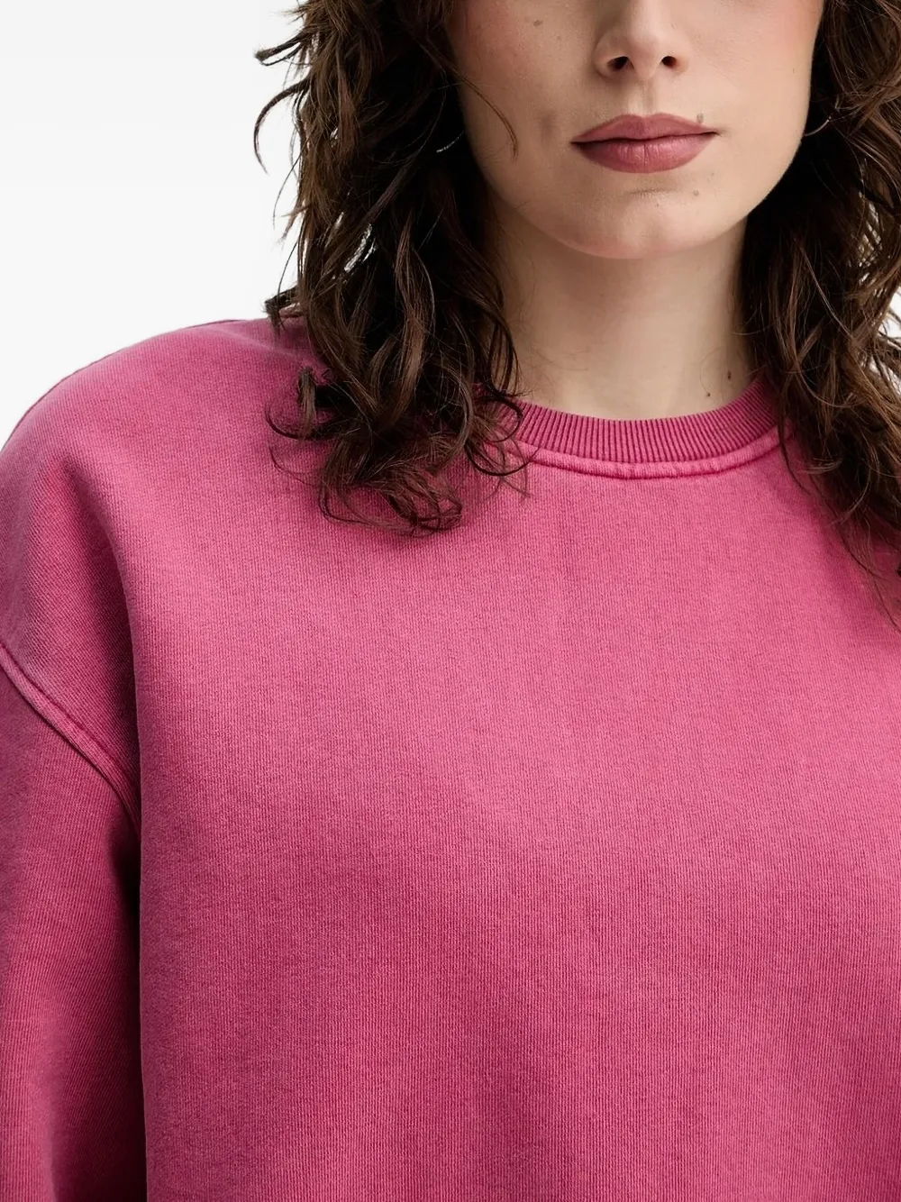 Samsoe & Samsoe Crew-neck Sweatshirt In Pink