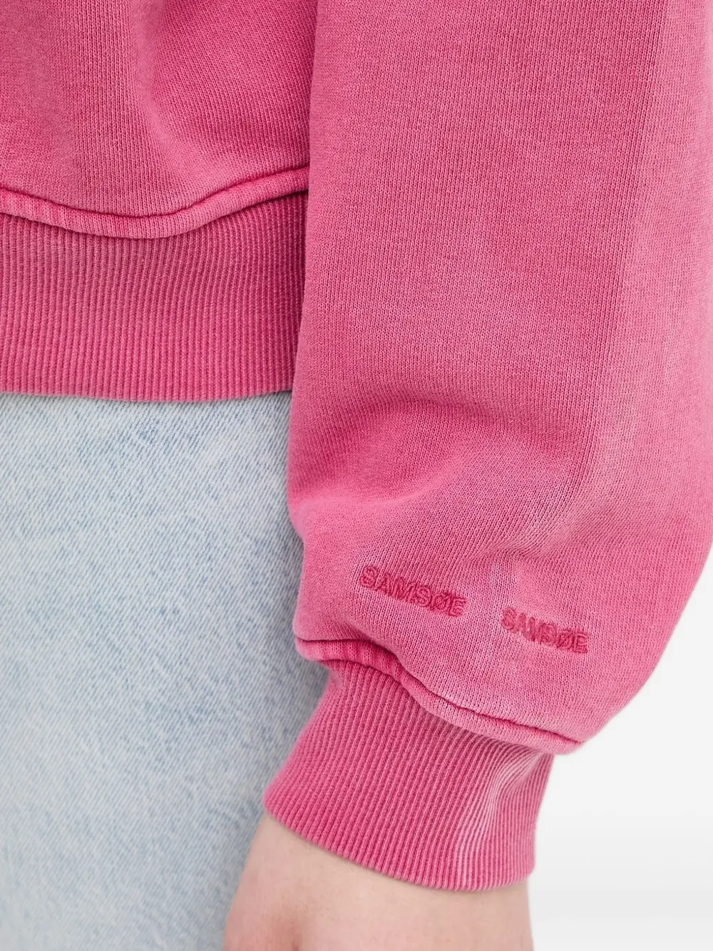 Samsoe & Samsoe Crew-neck Sweatshirt In Pink