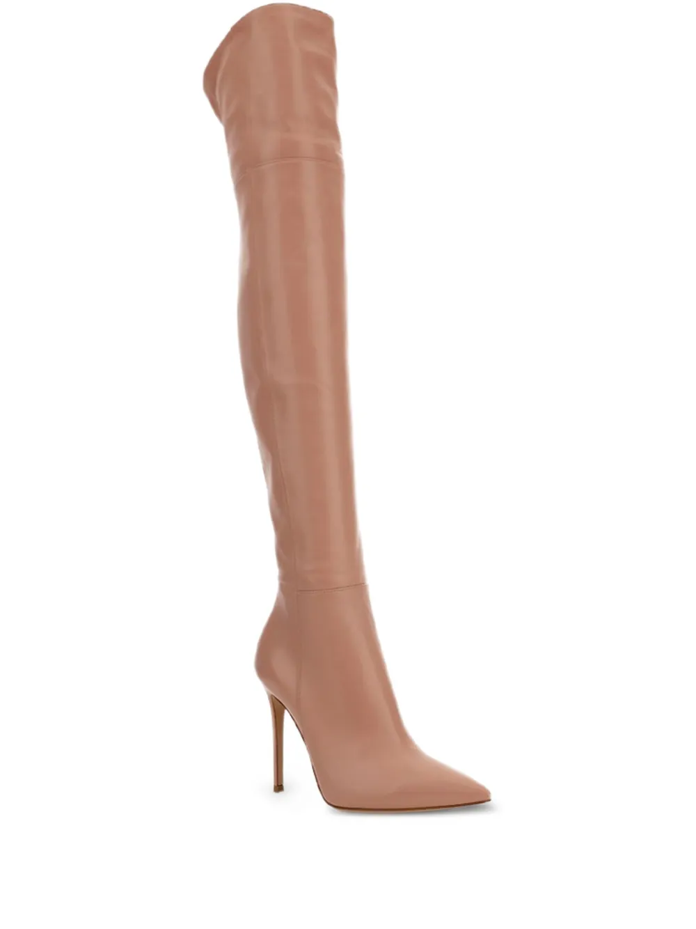 Gianvito Rossi 100mm Bea boots Neutrals