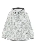 and Wander graphic-print jacket - Grey